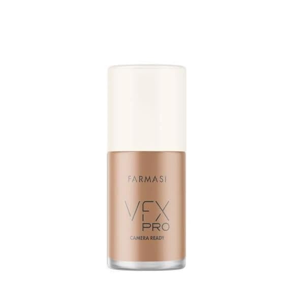 FARMASi Vfx Pro Foundation Full Coverage Liquid Cream Lightweight Long Lasting Coverage Breathable Skin Moisturizer with Color True Matte Blending Face Makeup 1 fl oz  30 ml  W18